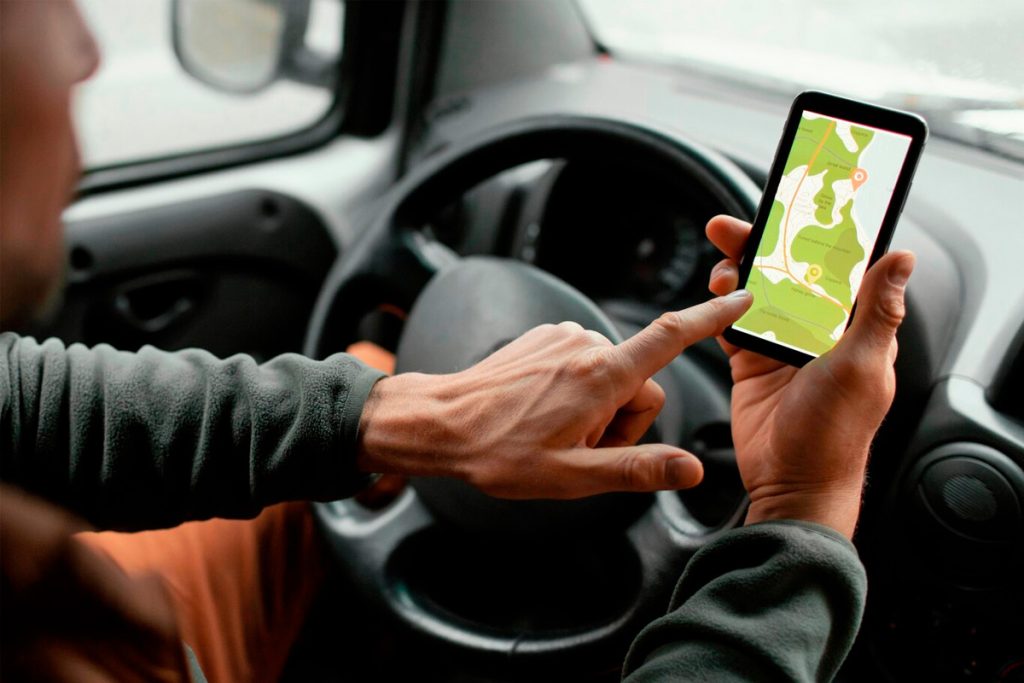 geolocalización en transporte global
